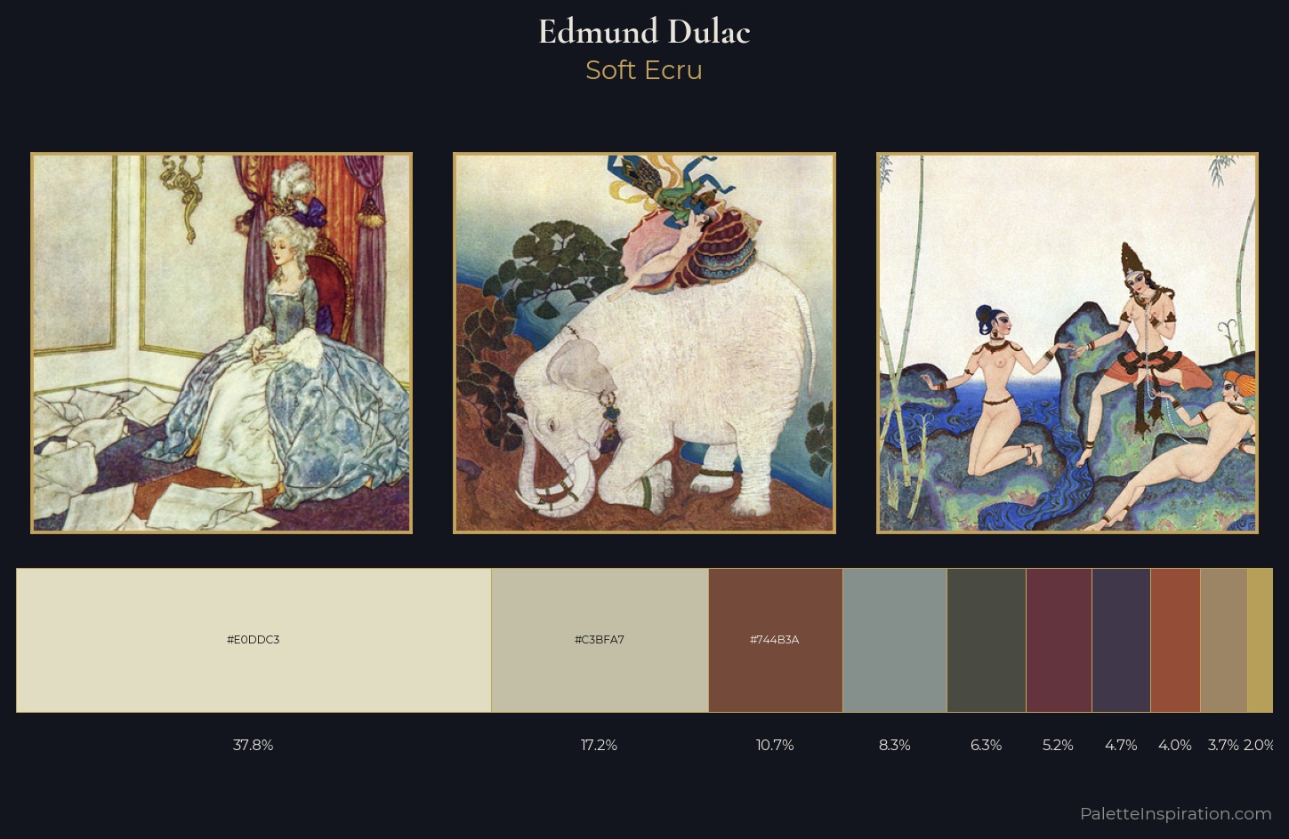 Edmund Dulac Palette 3 — Soft Ecru