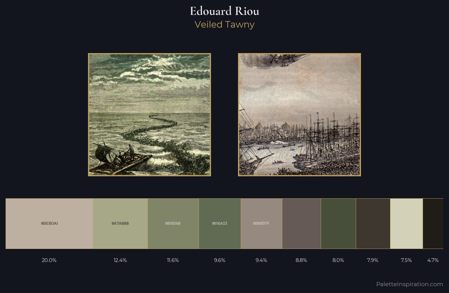 Edouard Riou Palette 5 — Veiled Tawny