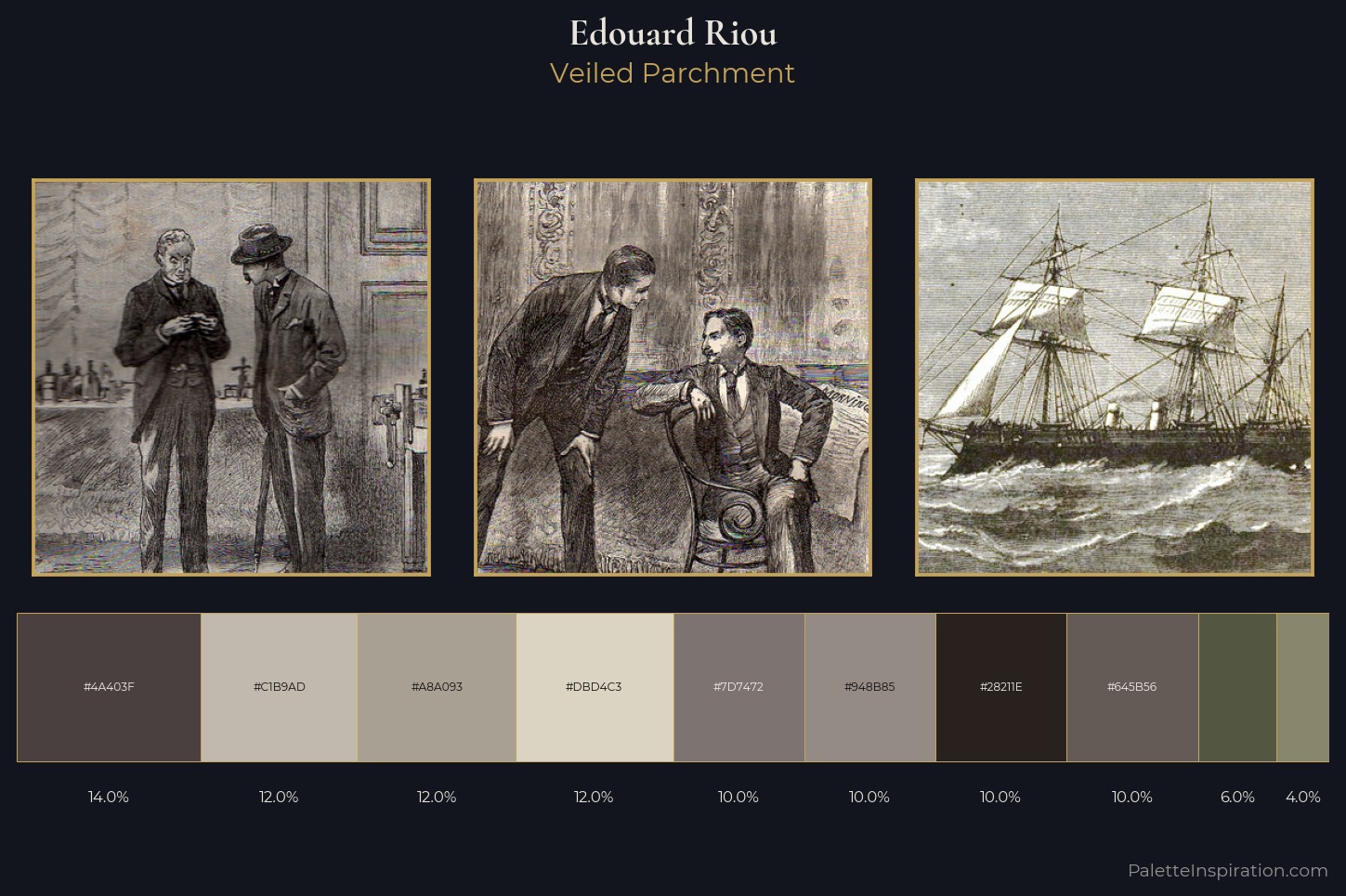 Edouard Riou Master Palette