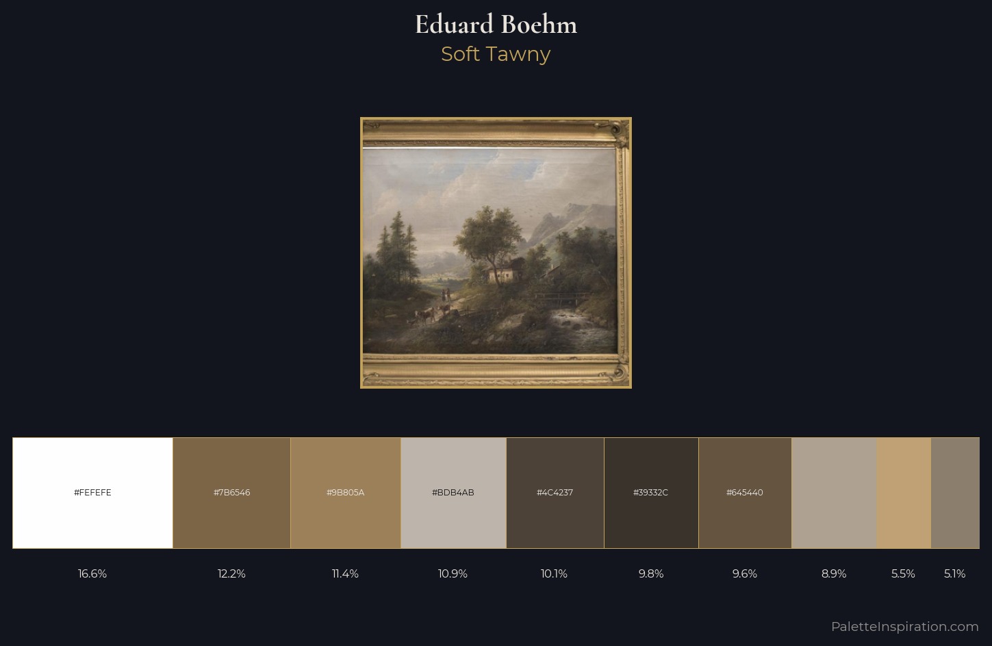 Eduard Boehm Palette 1 — Soft Tawny