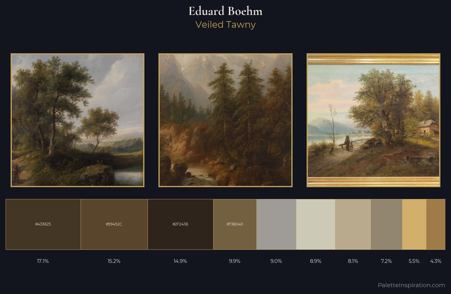 Eduard Boehm Palette 3 — Veiled Tawny