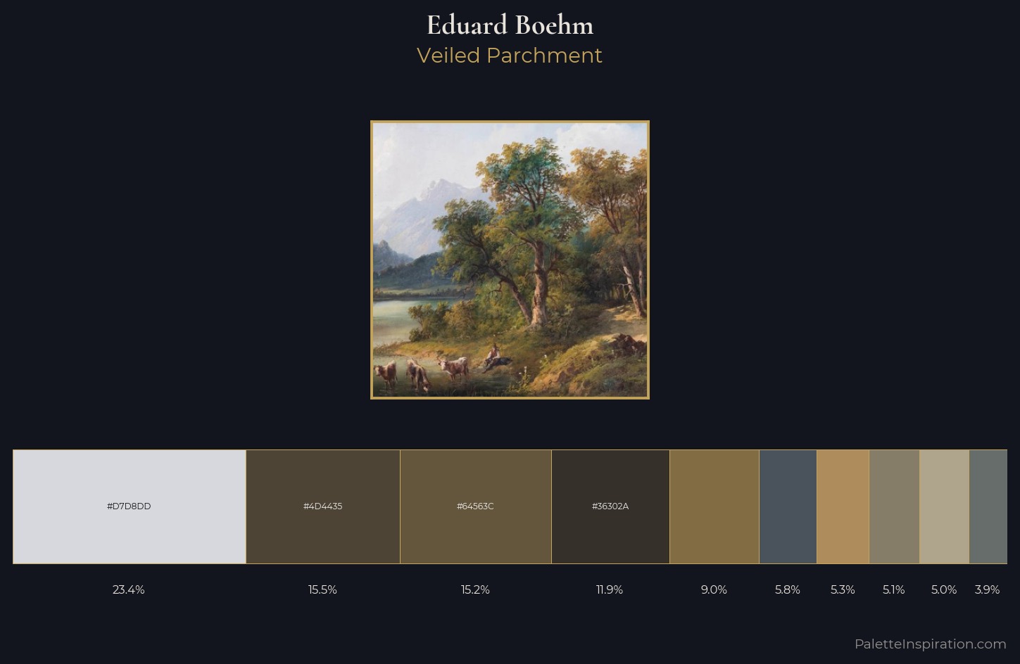 Eduard Boehm Palette 4 — Veiled Parchment