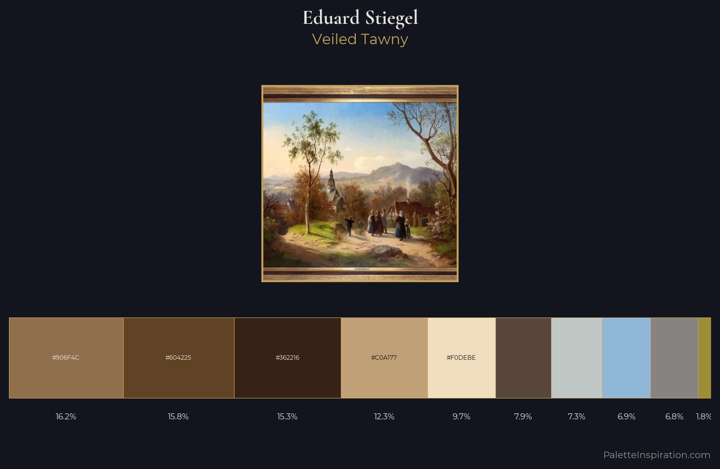 Eduard Stiegel Palette 1 — Veiled Tawny