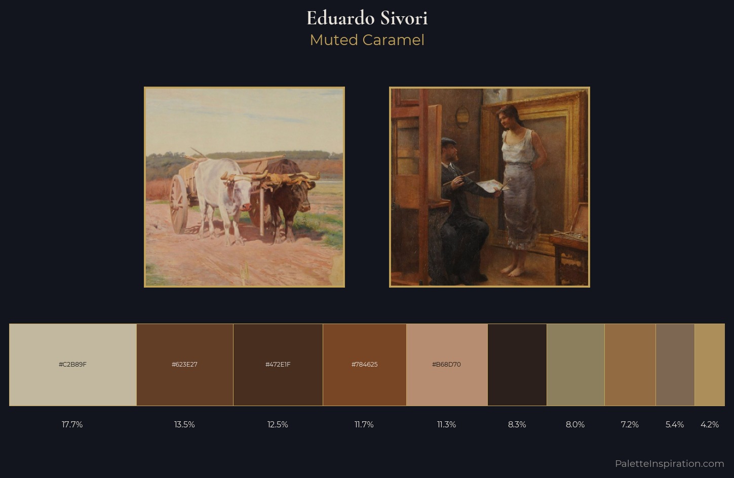 Eduardo Sivori Palette 1 — Muted Caramel