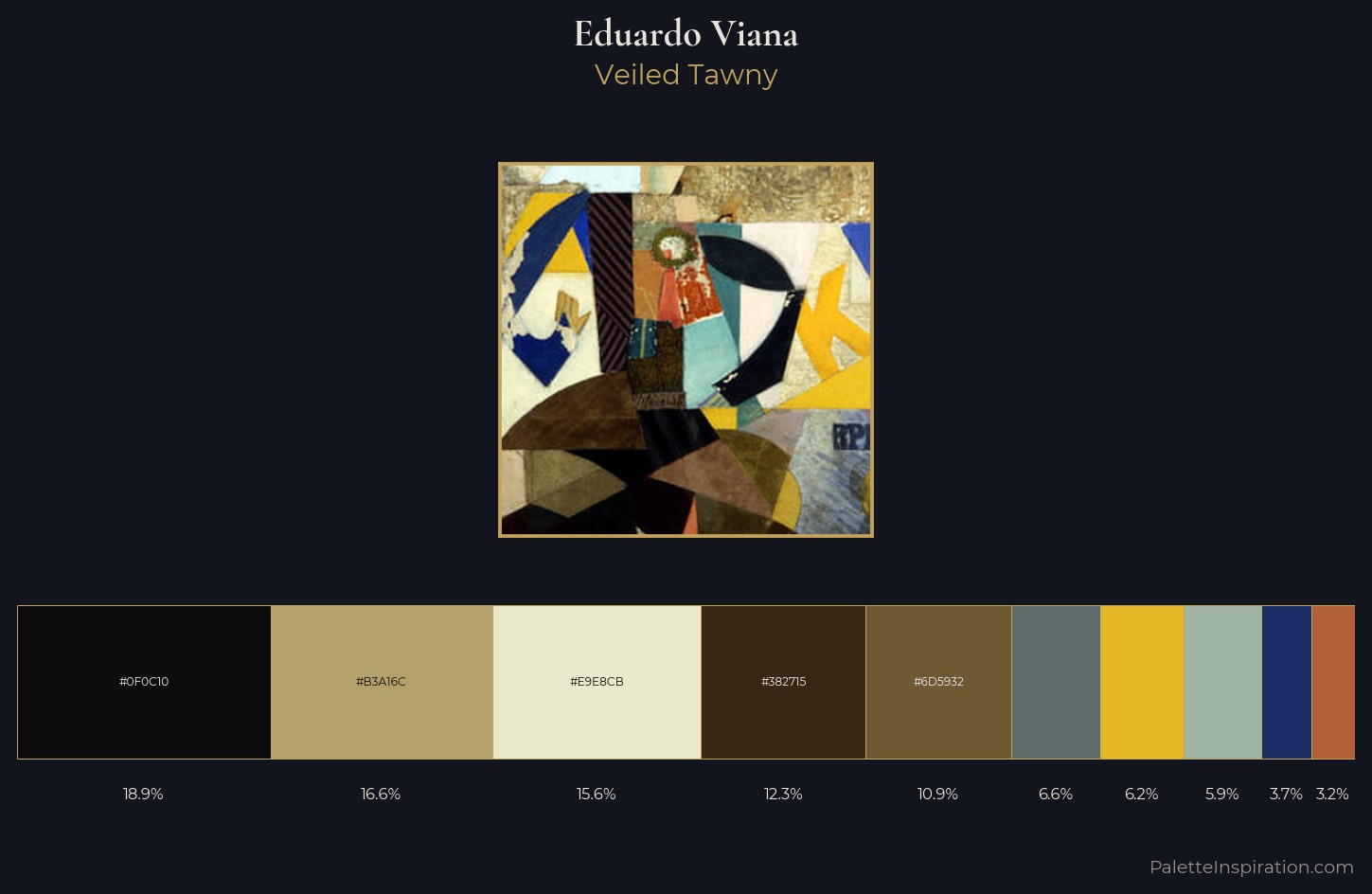 Eduardo Viana Palette 2 — Veiled Tawny