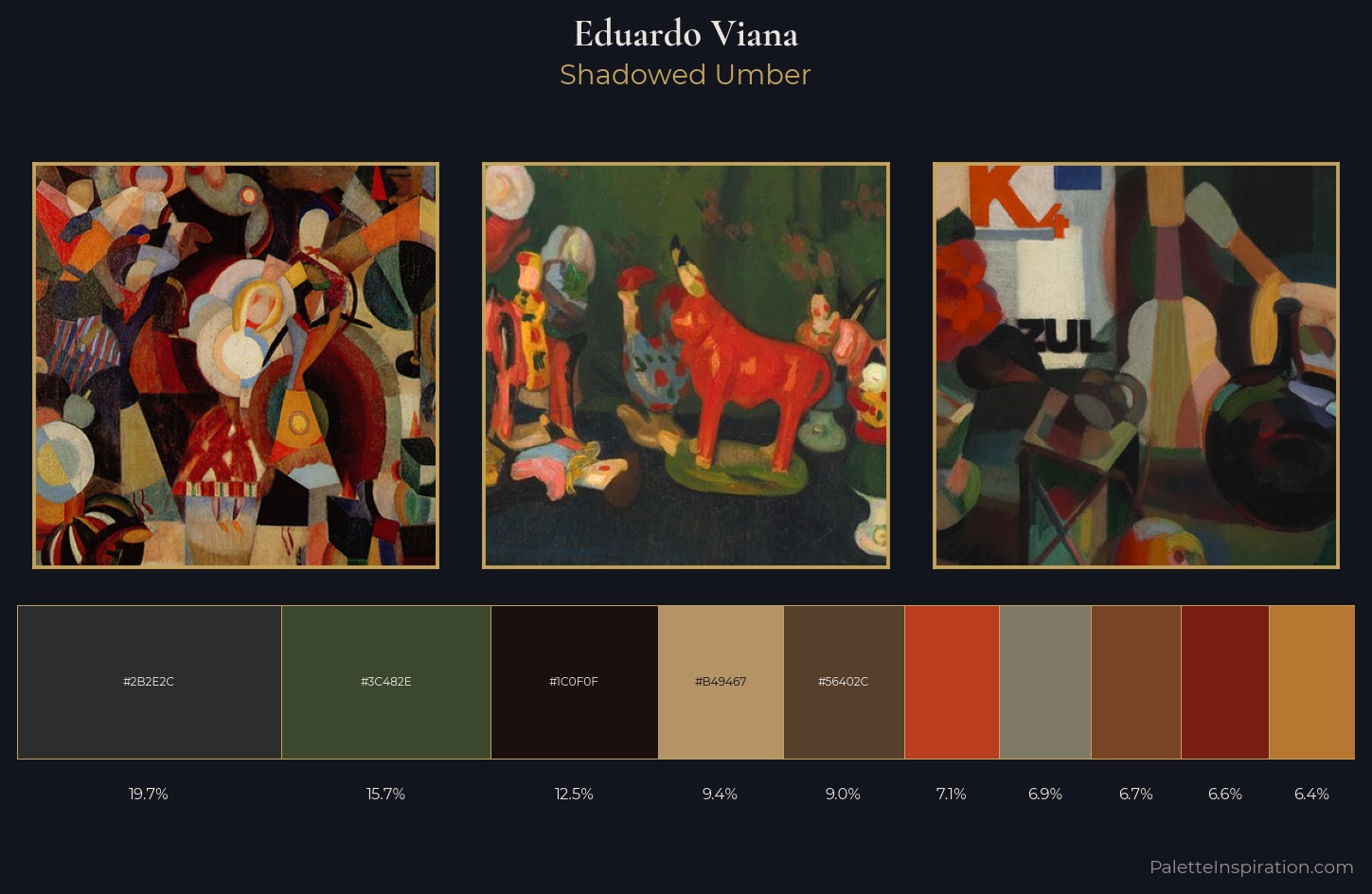 Eduardo Viana Palette 3 — Shadowed Umber