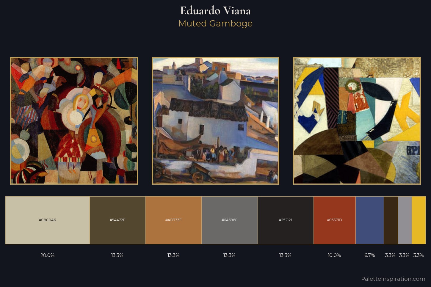 Eduardo Viana Master Palette — Muted Gamboge