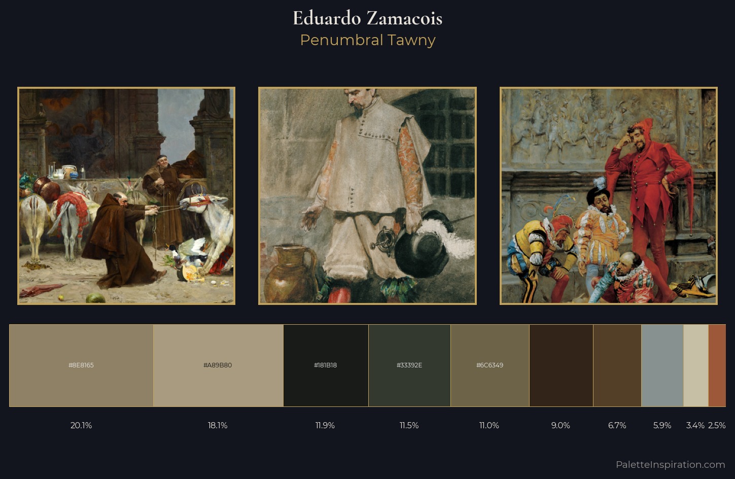 Eduardo Zamacois Palette 5 — Penumbral Tawny