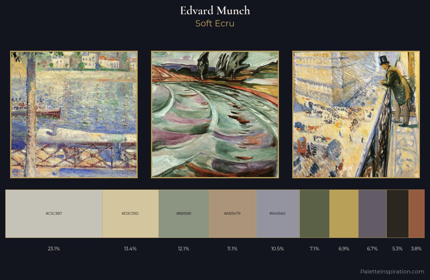 Edvard Munch Palette 2 — Soft Ecru