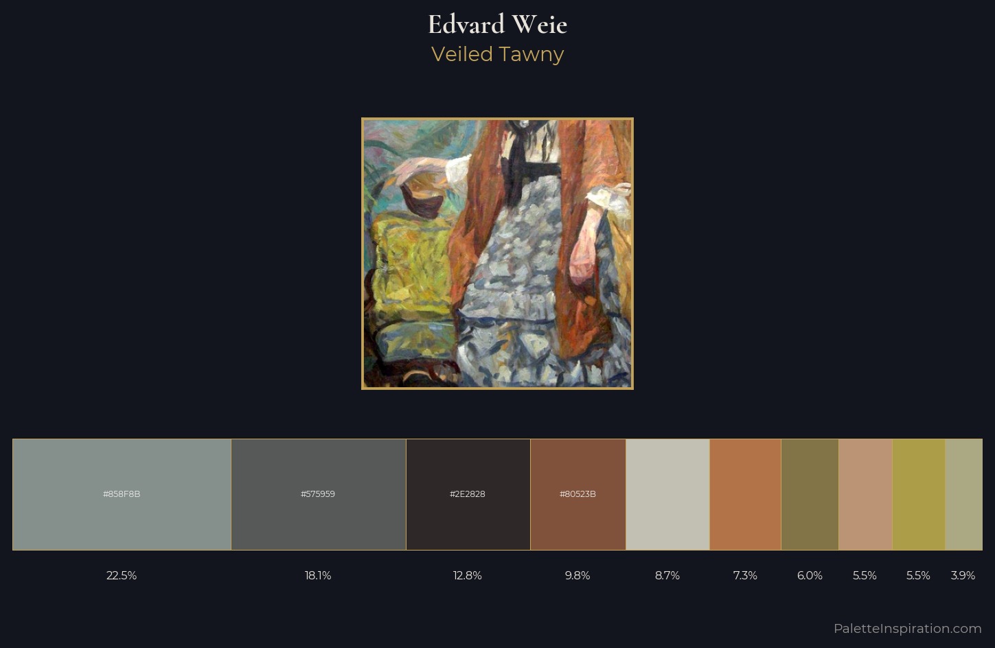Edvard Weie Palette 2 — Veiled Tawny