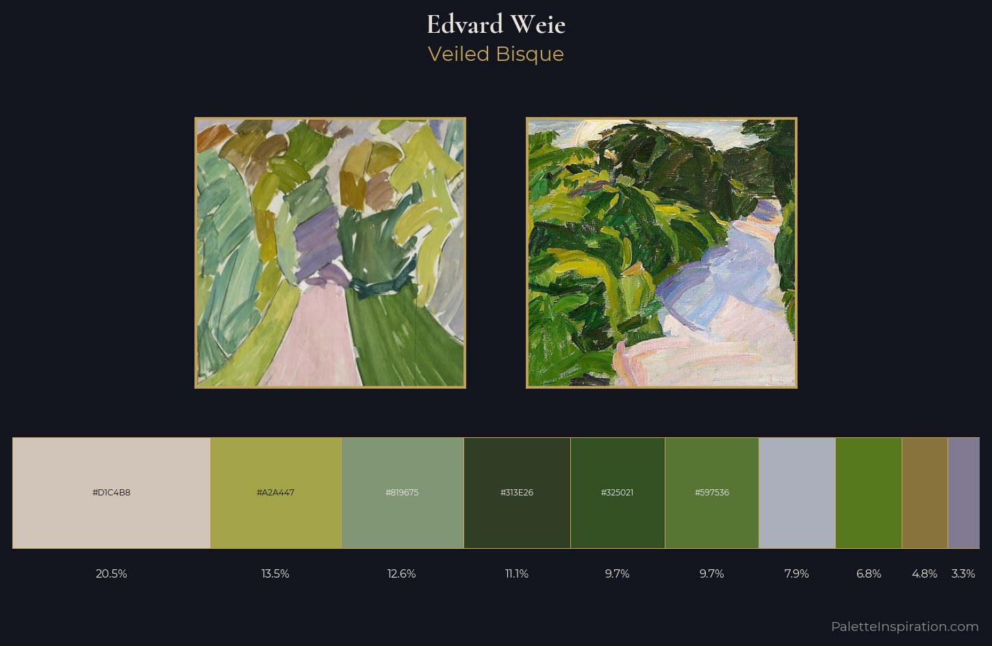 Edvard Weie Palette 3 — Veiled Bisque