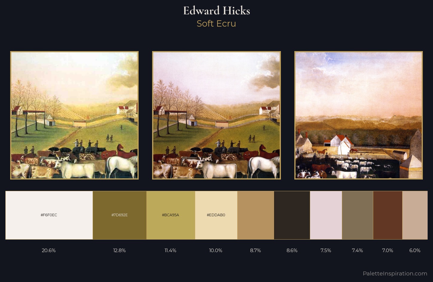 Edward Hicks Palette 1 — Soft Ecru