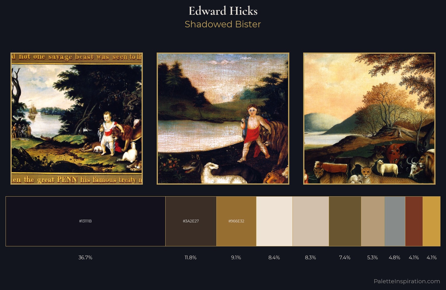 Edward Hicks Palette 3 — Shadowed Bister