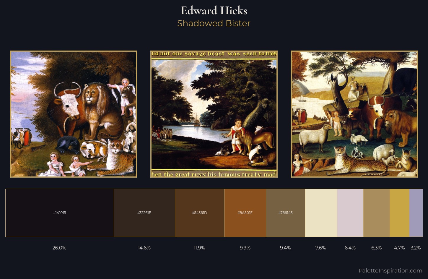Edward Hicks Palette 4 — Shadowed Bister