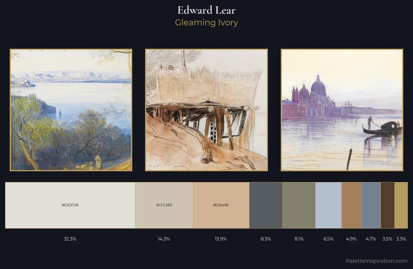 Edward Lear Palette 1 — Gleaming Ivory