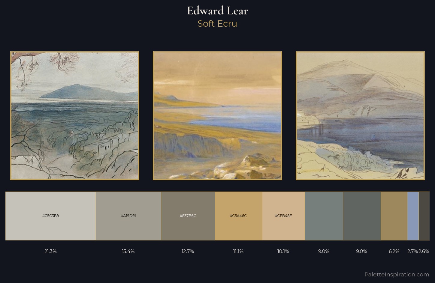 Edward Lear Palette 2 — Soft Ecru