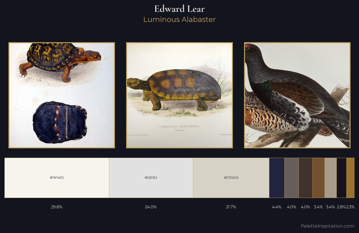 Edward Lear Palette 3 — Luminous Alabaster