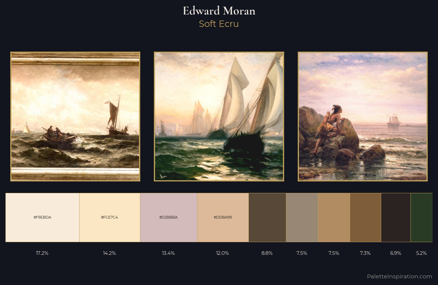 Edward Moran Palette 2 — Soft Ecru