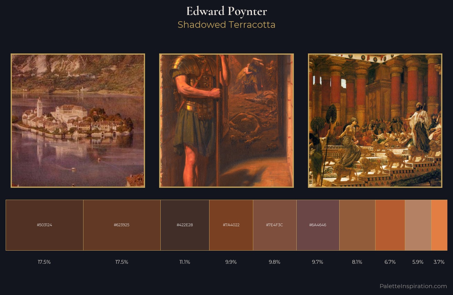 Edward Poynter Palette 8 — Shadowed Terracotta