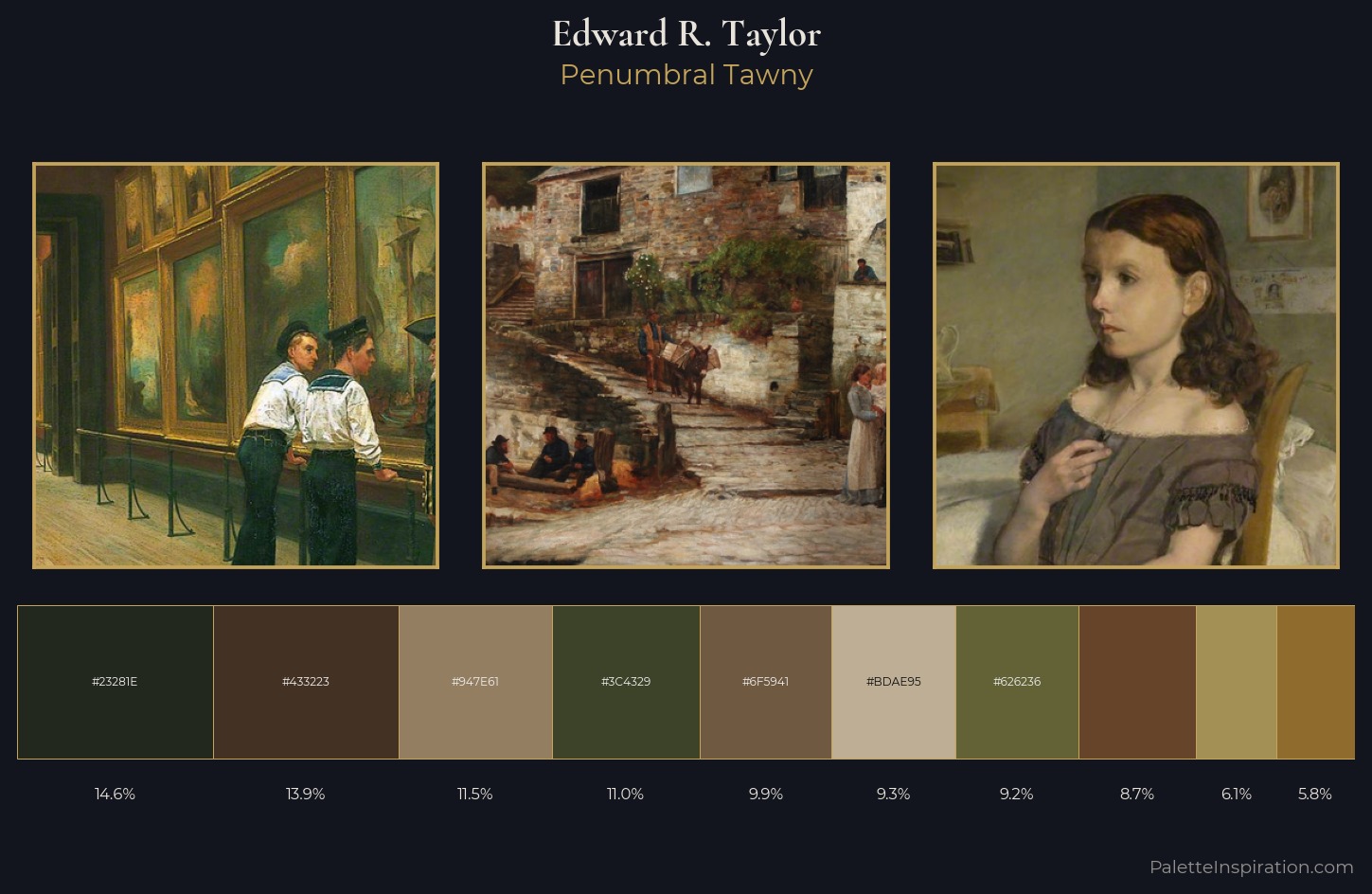 Edward R. Taylor Palette 4 — Penumbral Tawny