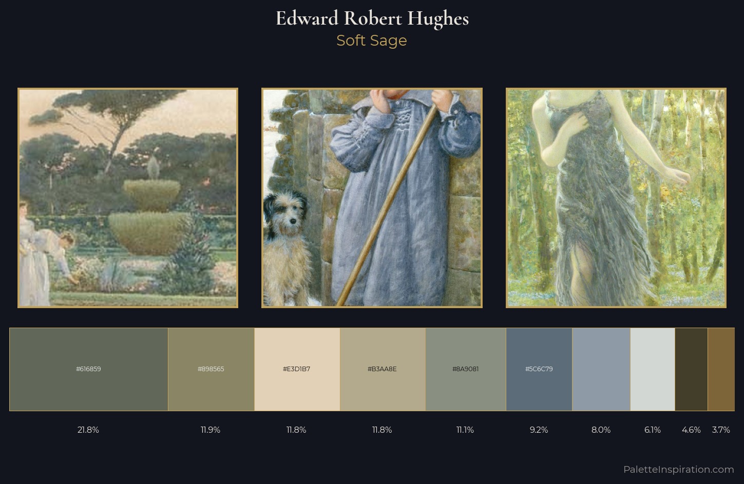 Edward Robert Hughes Palette 2 — Soft Sage