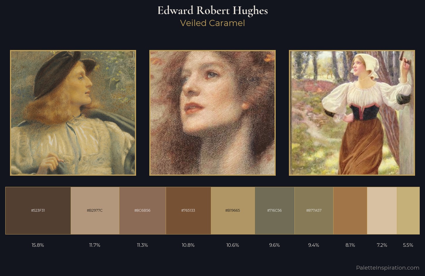 Edward Robert Hughes Palette 4 — Veiled Caramel