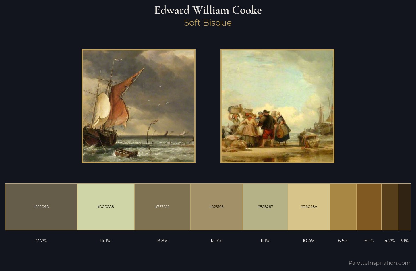 Edward William Cooke Palette 2 — Soft Bisque