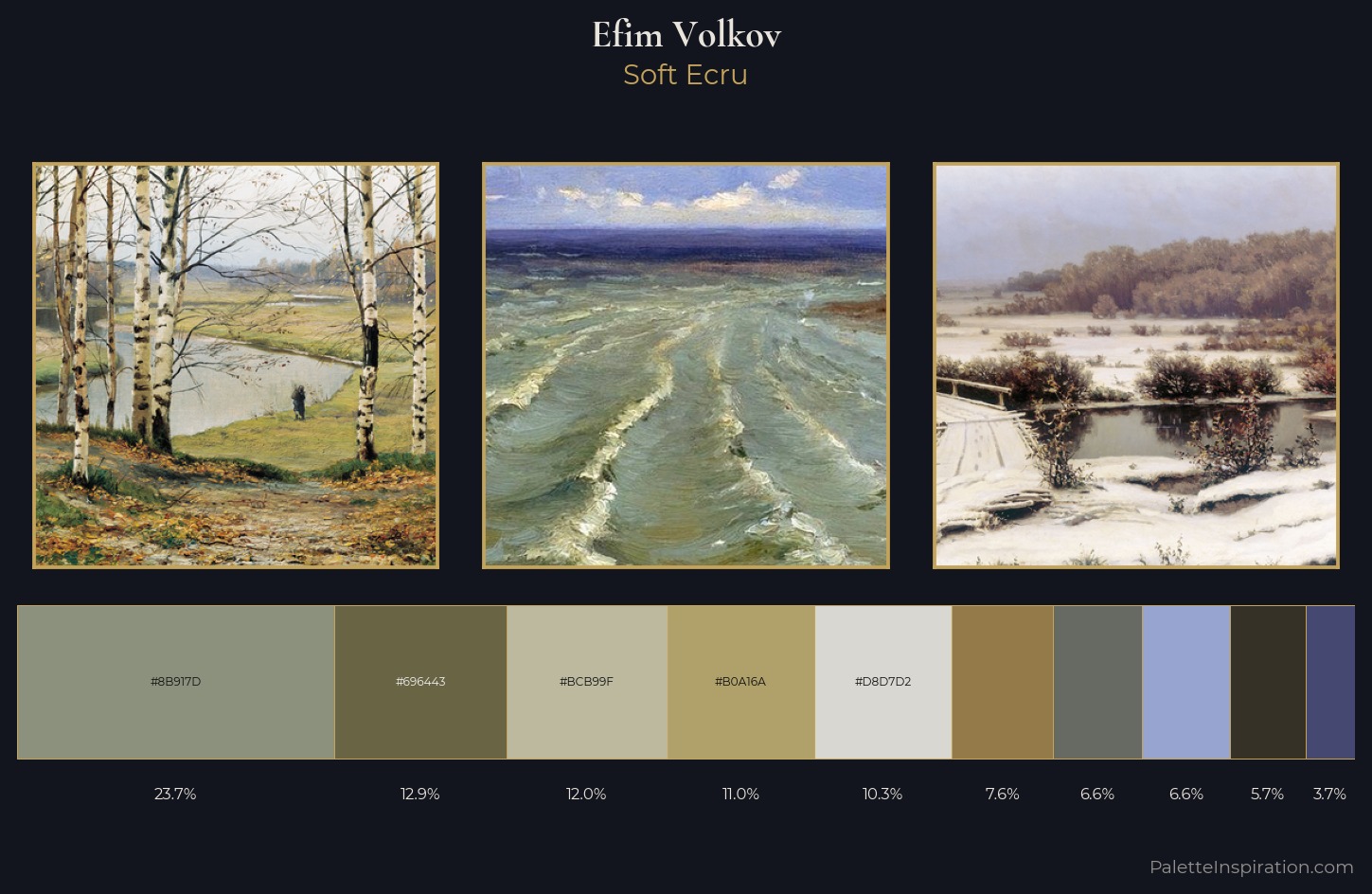Efim Volkov Palette 2 — Soft Ecru