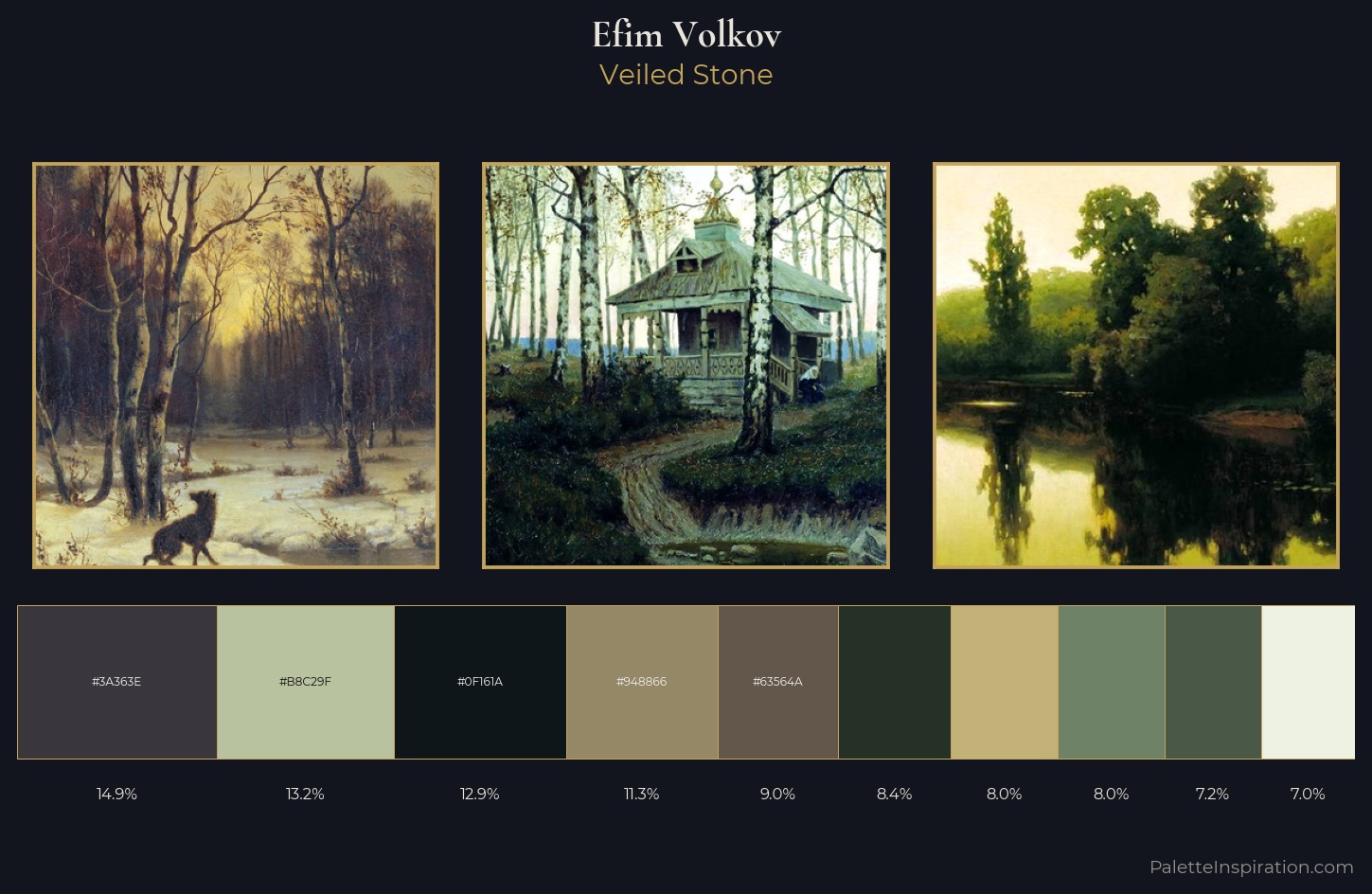 Efim Volkov Palette 5 — Veiled Stone