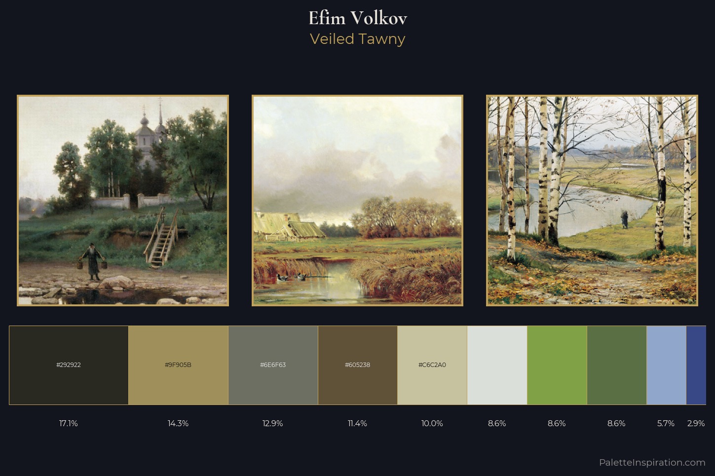 Efim Volkov Master Palette — Veiled Tawny