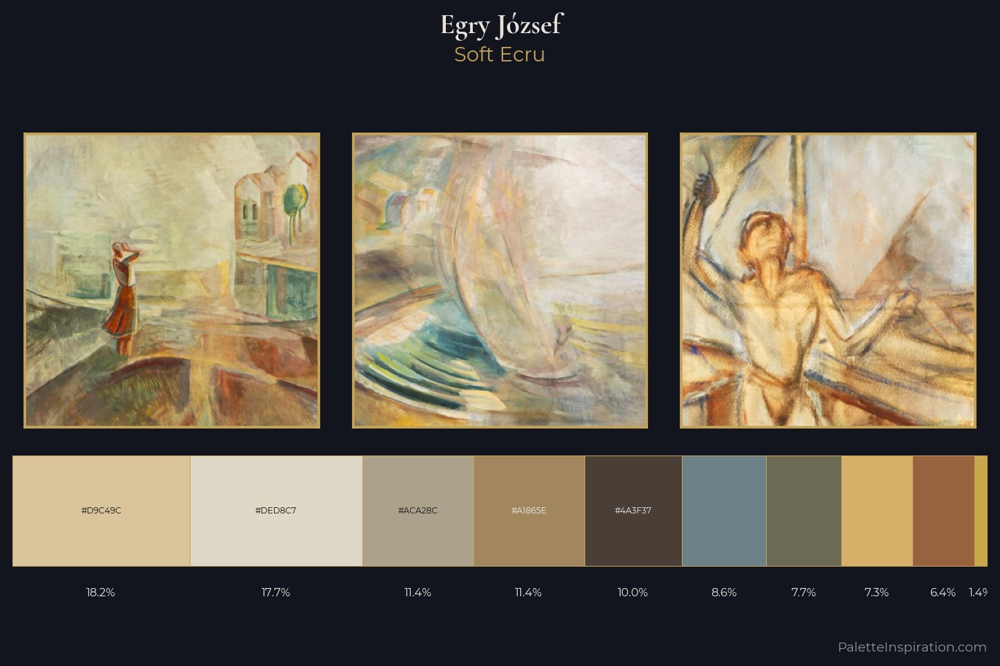 Egry József Master Palette — Soft Ecru