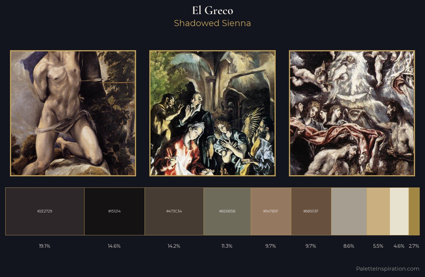 El Greco Palette 5 — Shadowed Sienna