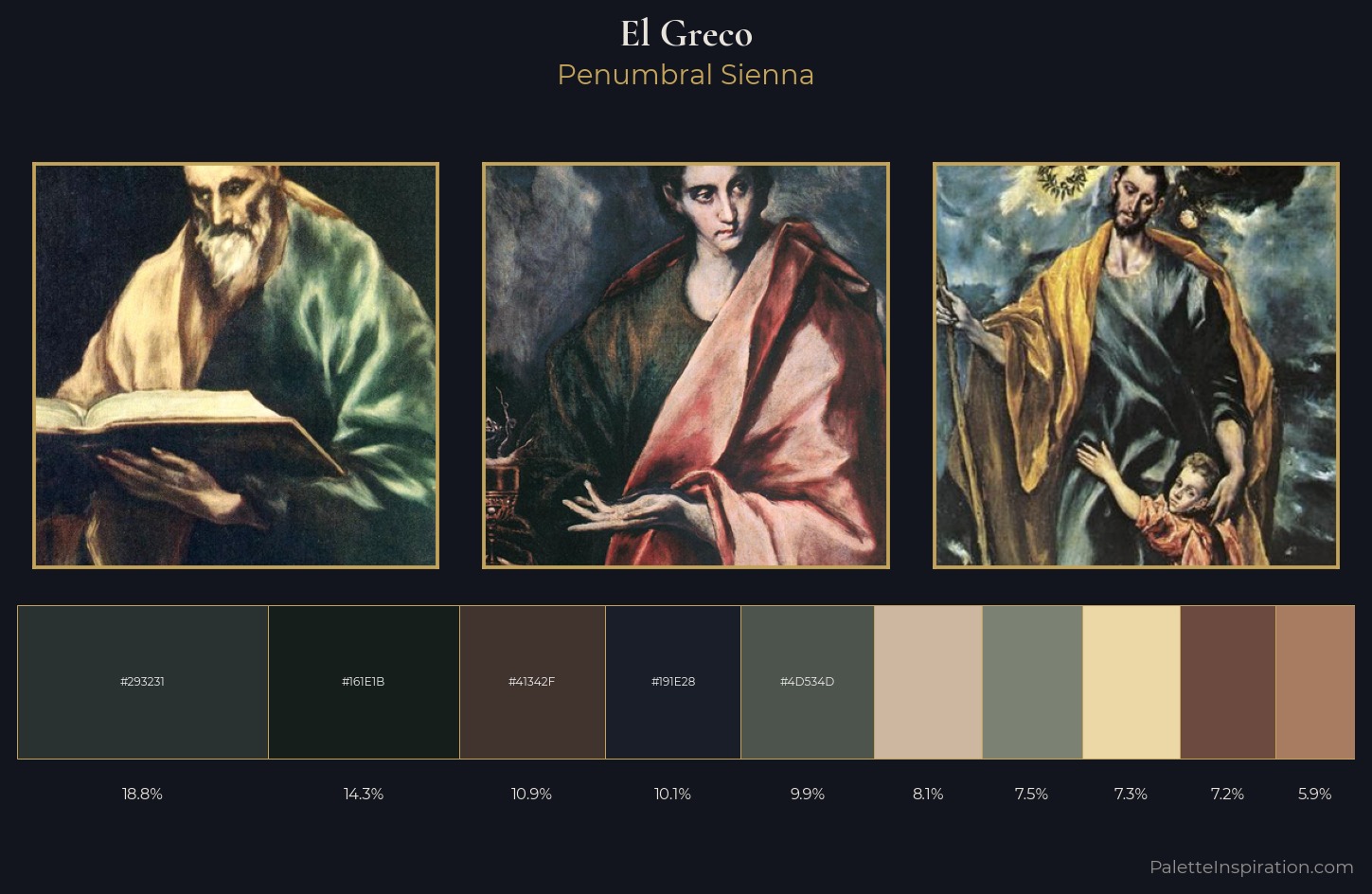 El Greco Palette 10 — Penumbral Sienna