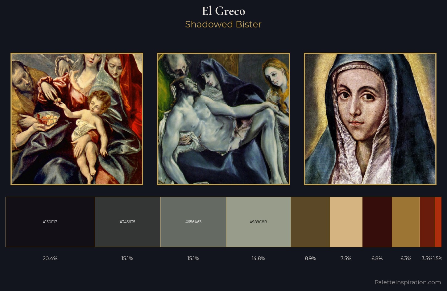 El Greco Palette 13 — Shadowed Bister