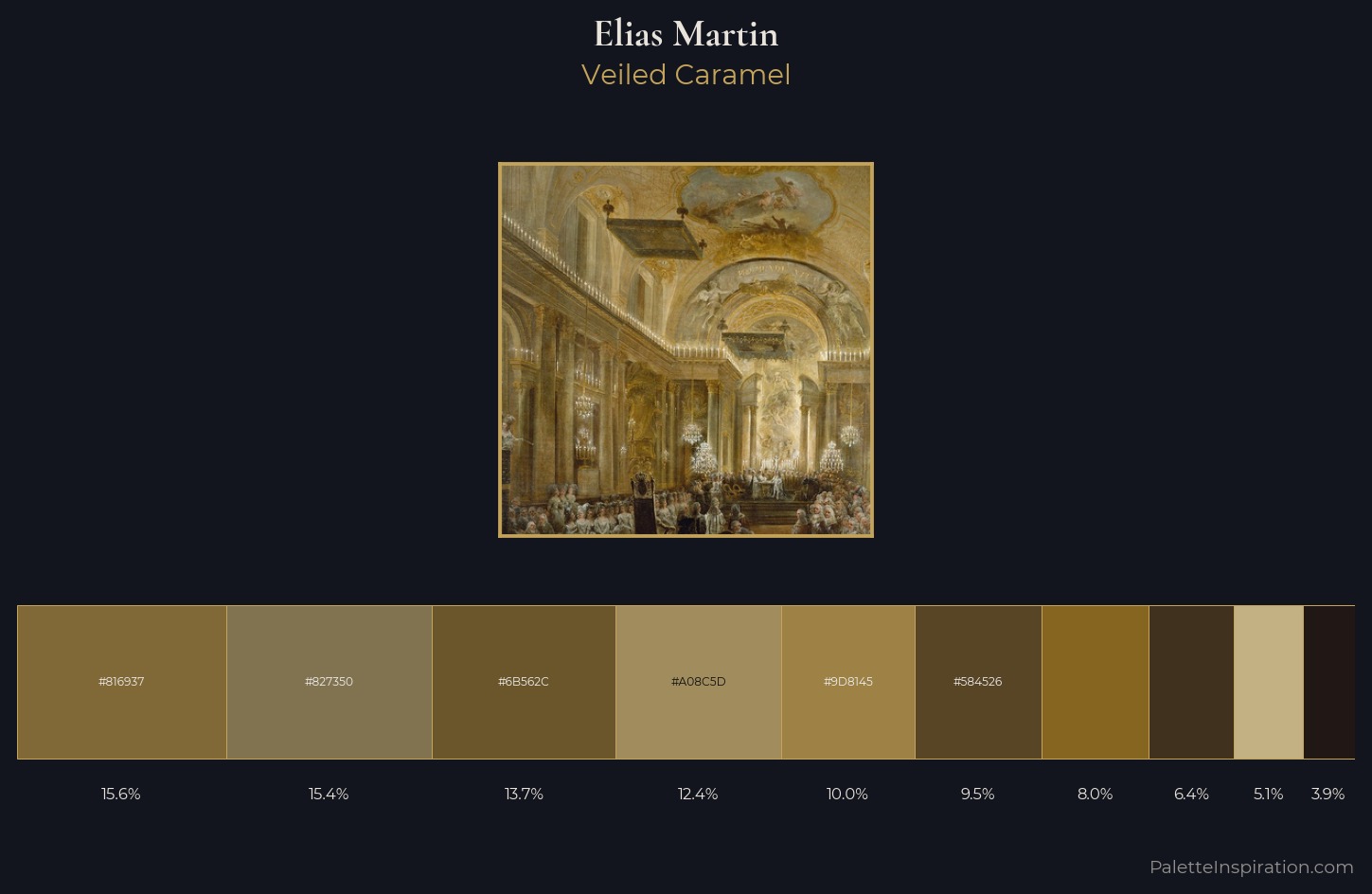 Elias Martin Palette 2 — Veiled Caramel