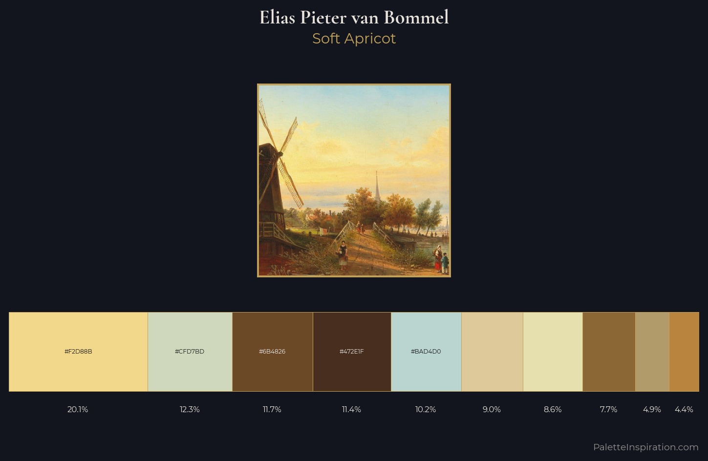 Elias Pieter van Bommel Palette 1 — Soft Apricot