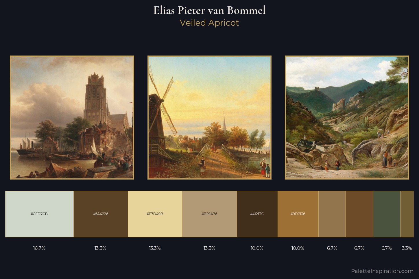 Elias Pieter van Bommel Master Palette — Veiled Apricot
