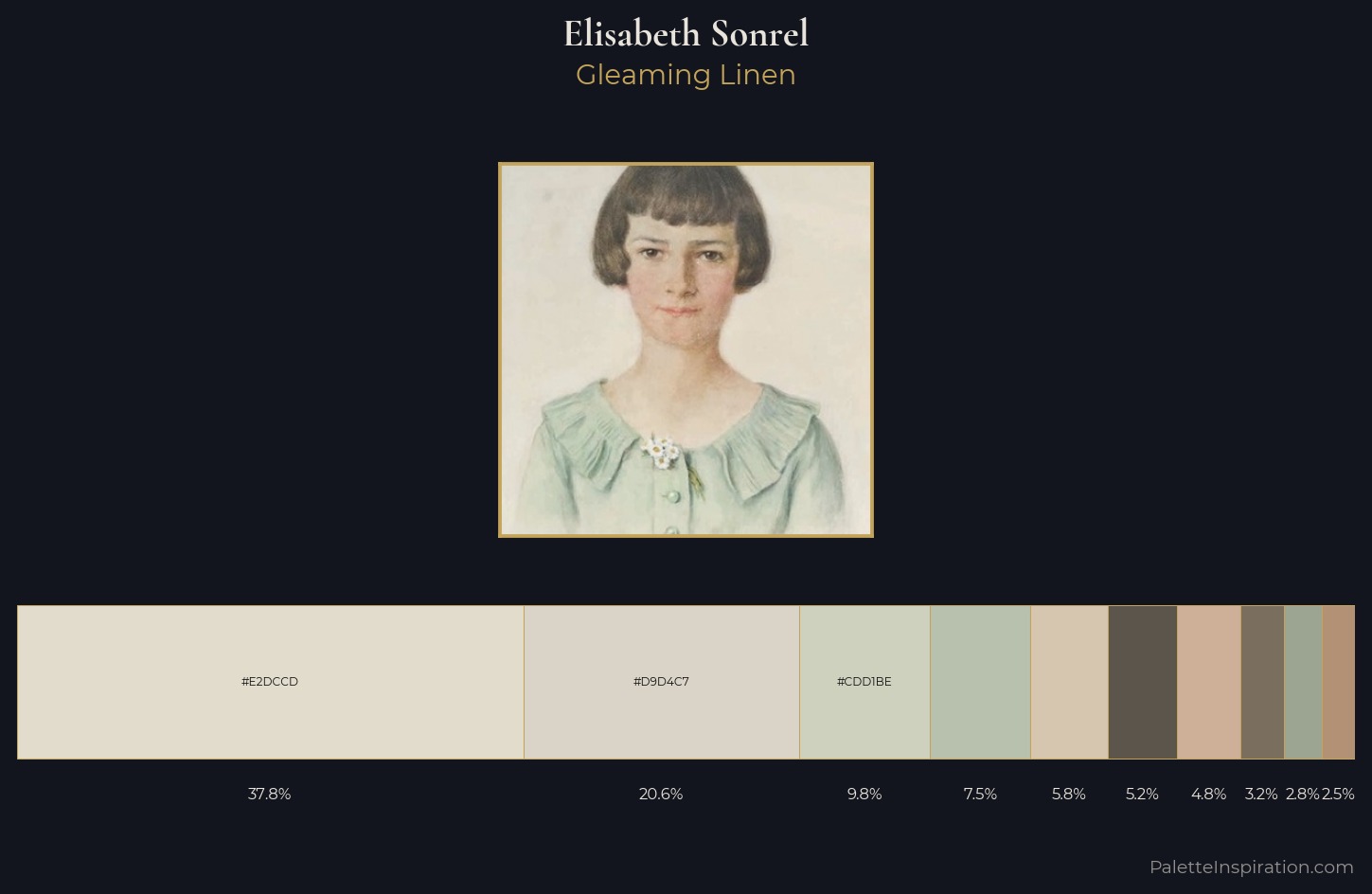 Elisabeth Sonrel Palette 1 — Gleaming Linen
