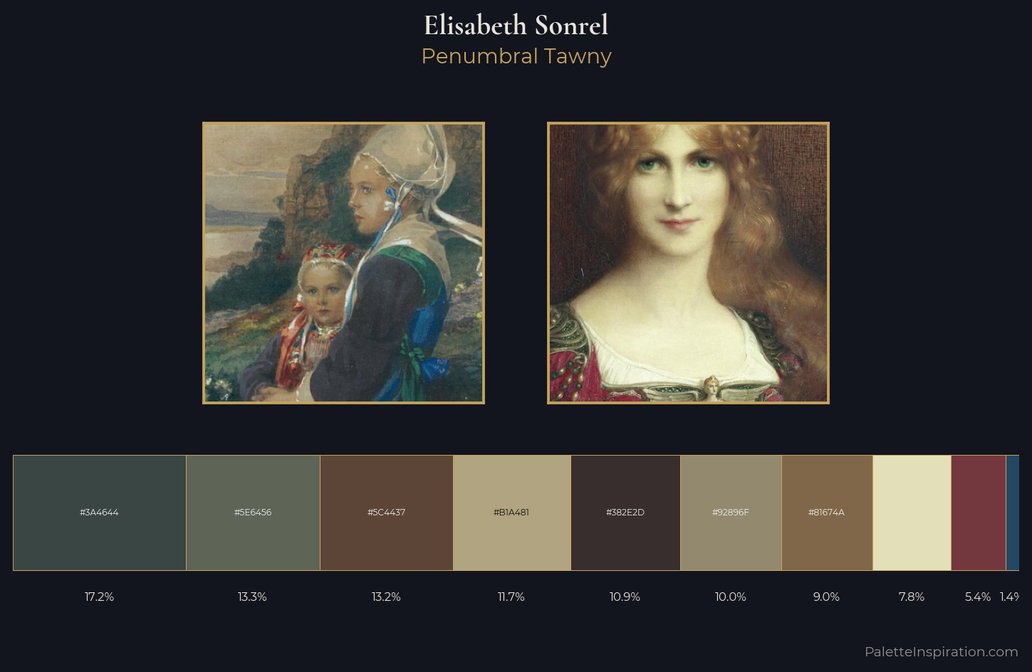 Elisabeth Sonrel Palette 6 — Penumbral Tawny