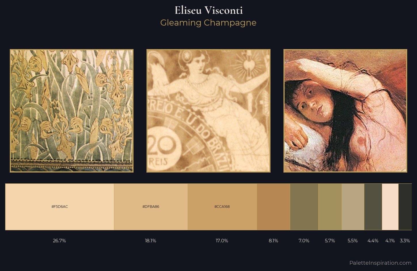 Eliseu Visconti Palette 1 — Gleaming Champagne