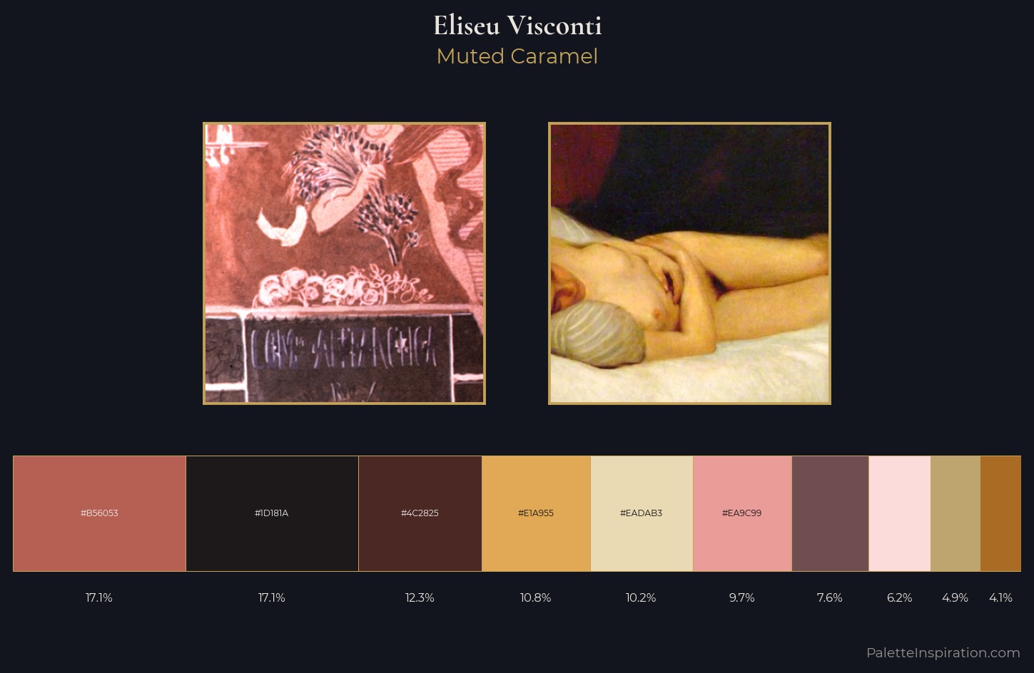 Eliseu Visconti Palette 3 — Muted Caramel