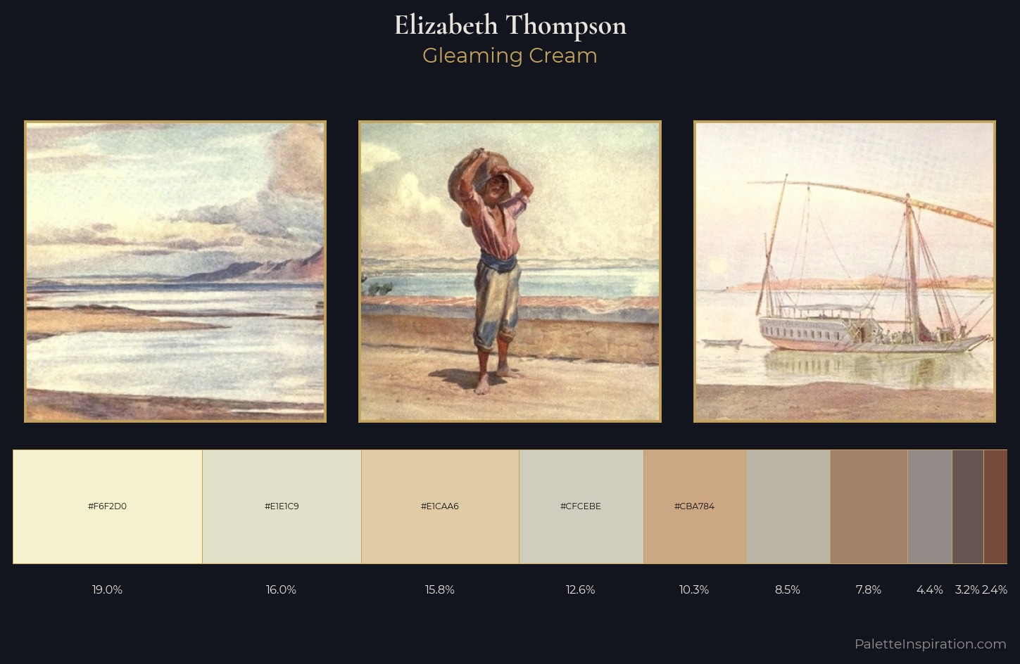 Elizabeth Thompson Palette 4 — Gleaming Cream