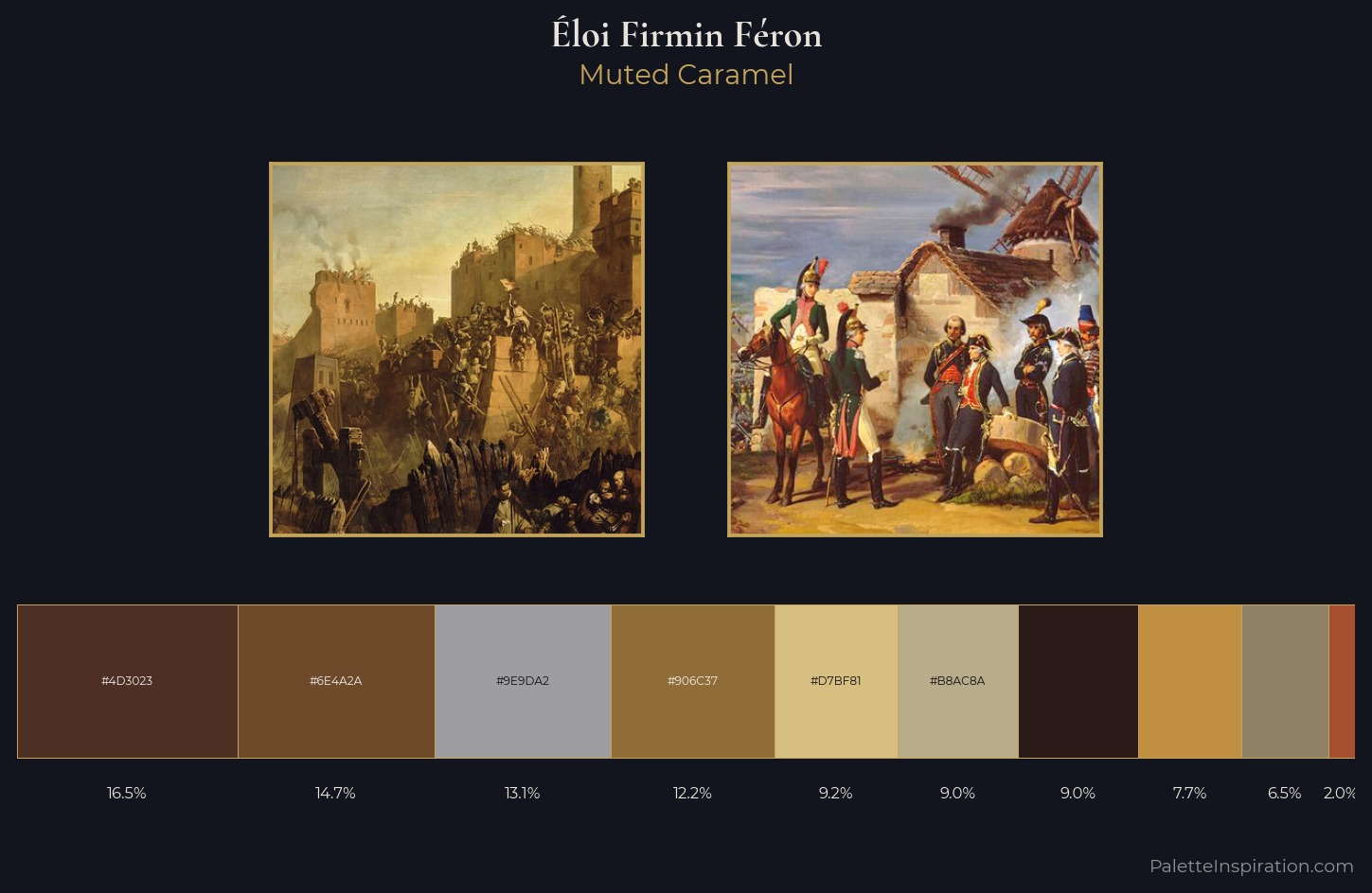 Éloi Firmin Féron Palette 2 — Muted Caramel