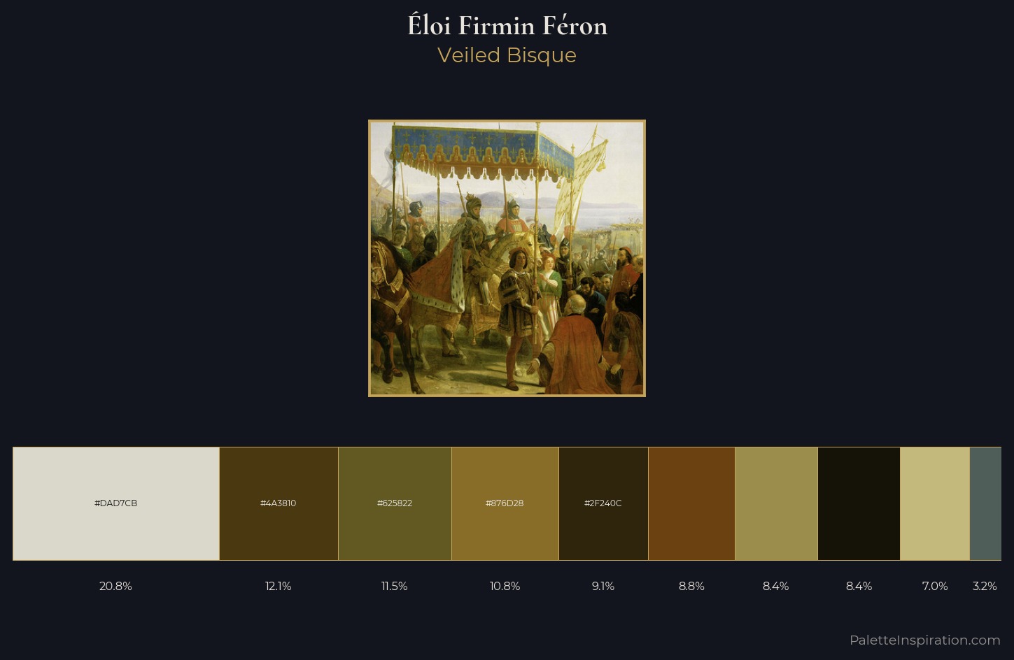 Éloi Firmin Féron Palette 4 — Veiled Bisque