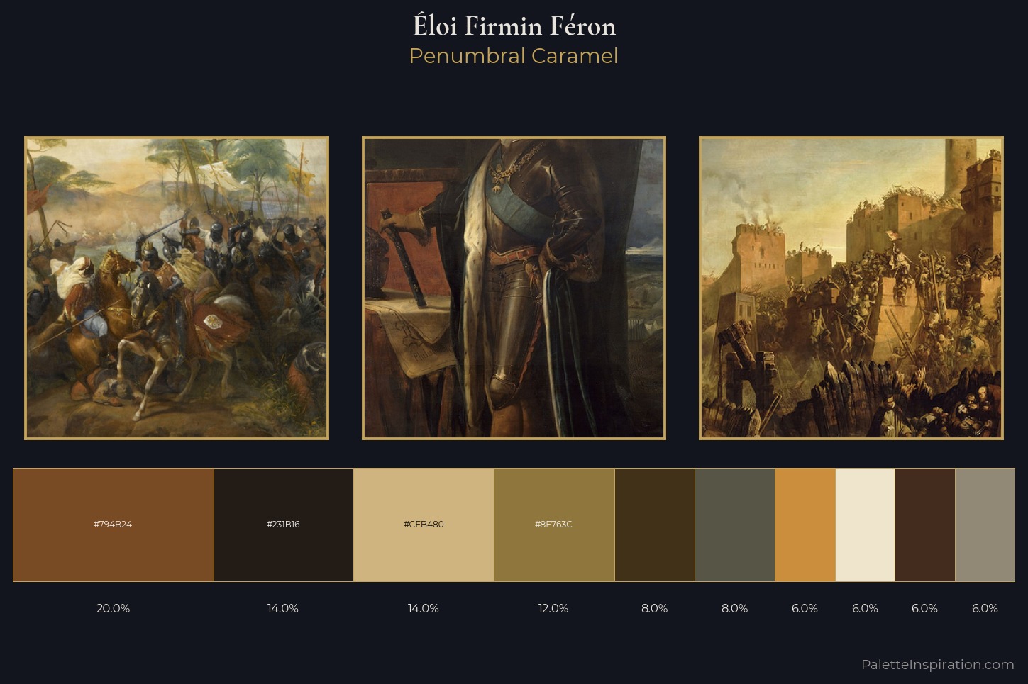 Éloi Firmin Féron Master Palette — Penumbral Caramel