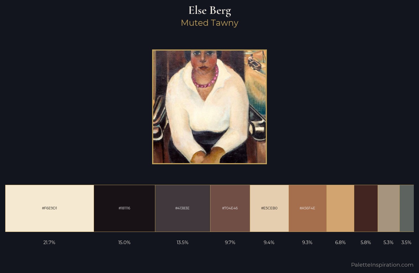 Else Berg Palette 2 — Muted Tawny