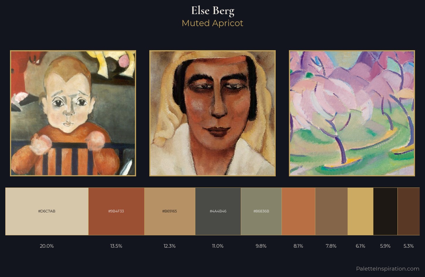 Else Berg Palette 3 — Muted Apricot