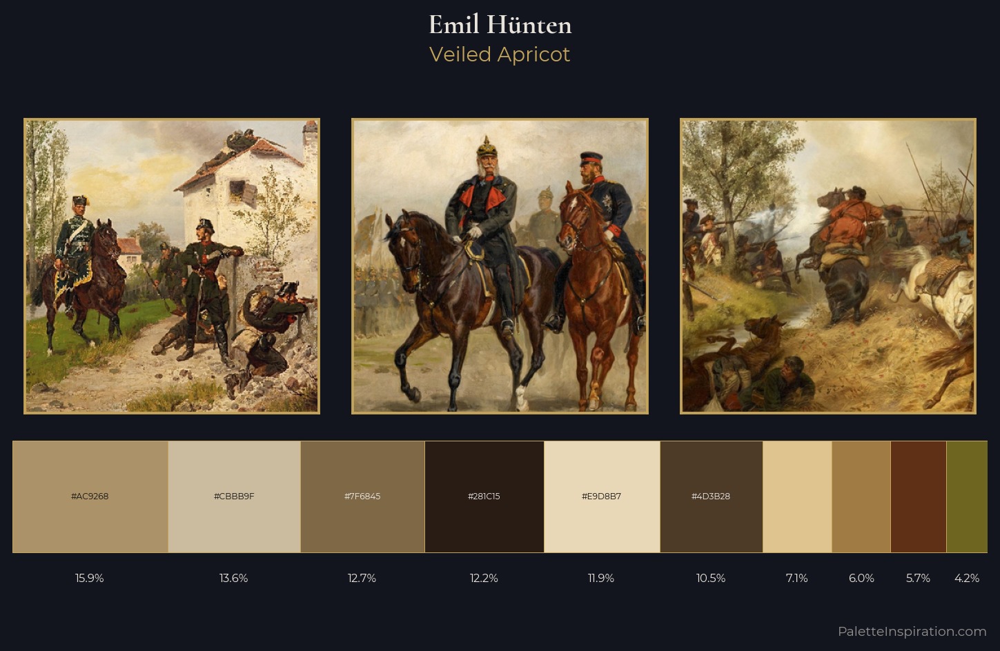 Emil Hünten Palette 2 — Veiled Apricot