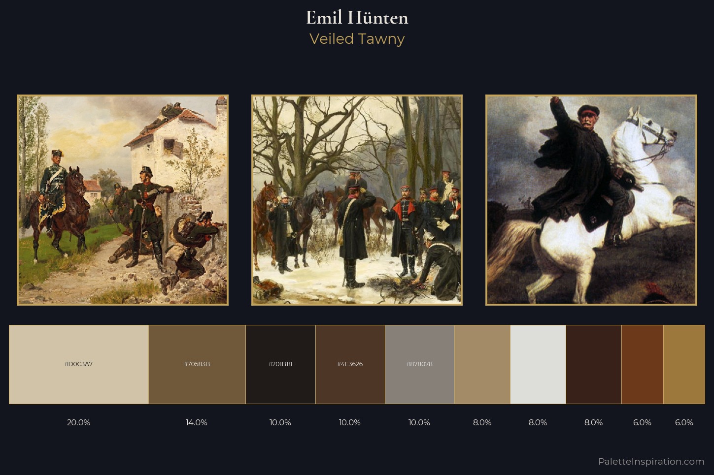 Emil Hünten Master Palette — Veiled Tawny