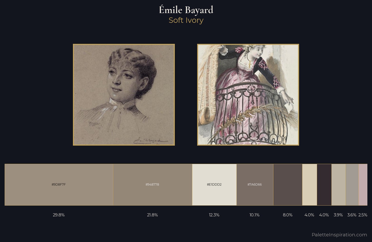 Émile Bayard Palette 1 — Soft Ivory
